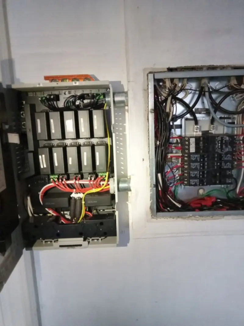 Electrical panel upgrade completed for Indoor Lighting Installation in Parma